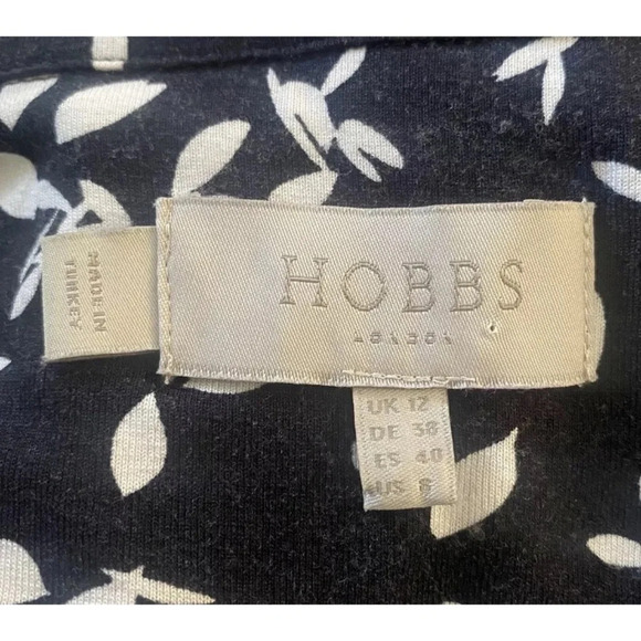 Hobbs London Laurena Botanical Shirt‎ Dress Womens Size 8 (1052) - Picture 8 of 11